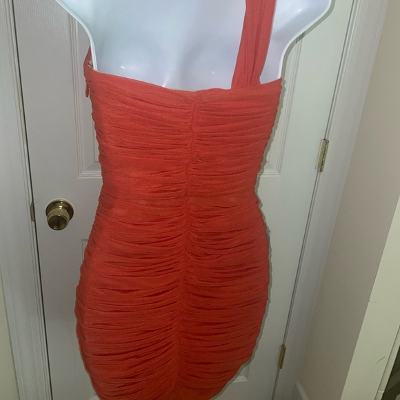 Michael Costello x Revolve Honor Mini Dress in Rust - Picture 6 of 8